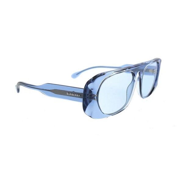 Burberry 0BE4322 388372 Transparent Blue Square Sunglasses - Picture 3 of 5